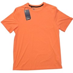 VRST Icon Short Sleeve Tee Men’s Small Fresh Tangerine Heather Orange Tencel Gym
