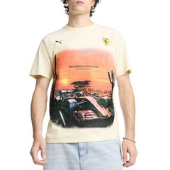PUMA Scuderia Ferrari Race Desert Sun Las Vegas Graphic Crew Neck Short Sleeve T