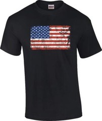Distressed American US Flag Patriotic T-Shirt