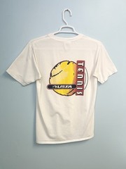 Vintage 90s USTA Midwest Section Wisconsin District Tennis T Shirt Medium