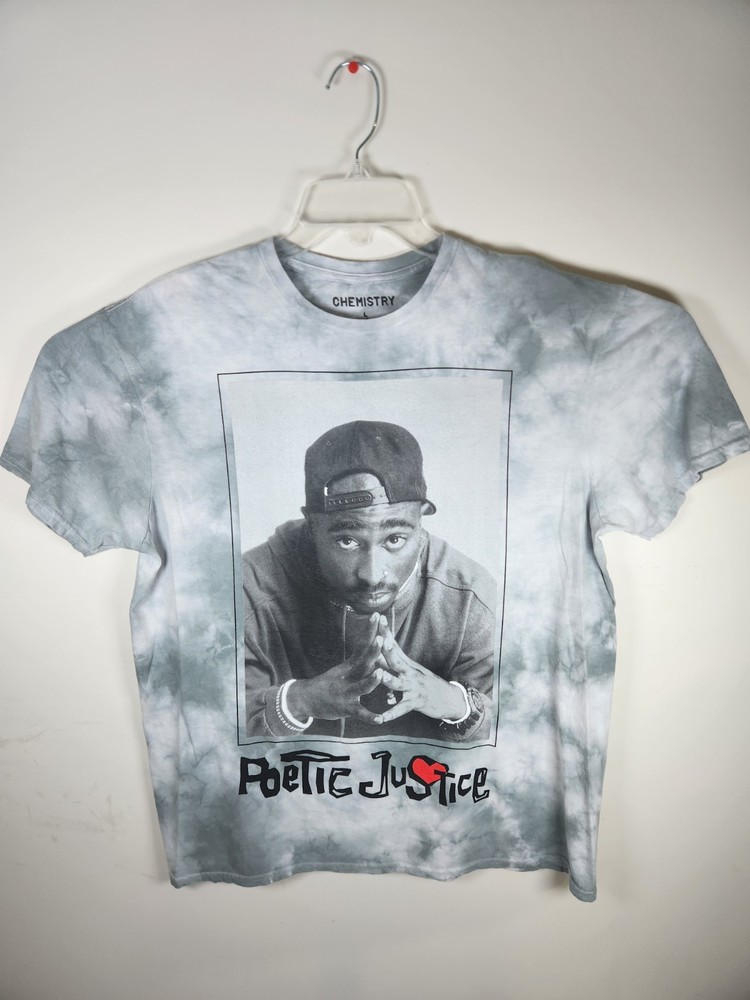 Poetic Justice Chemistry Movie Graphic Tie Dye Shirt Mens Large NWOT