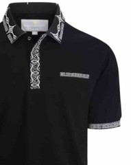 Men’s Luxurious Fine Cotton Polo Shirt,Italian Style,Stretch M to 3XL….A18.A