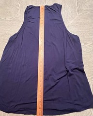 Tulio Tank Top Muscle Sexy Clubwear Sz. Med. Navy Blue