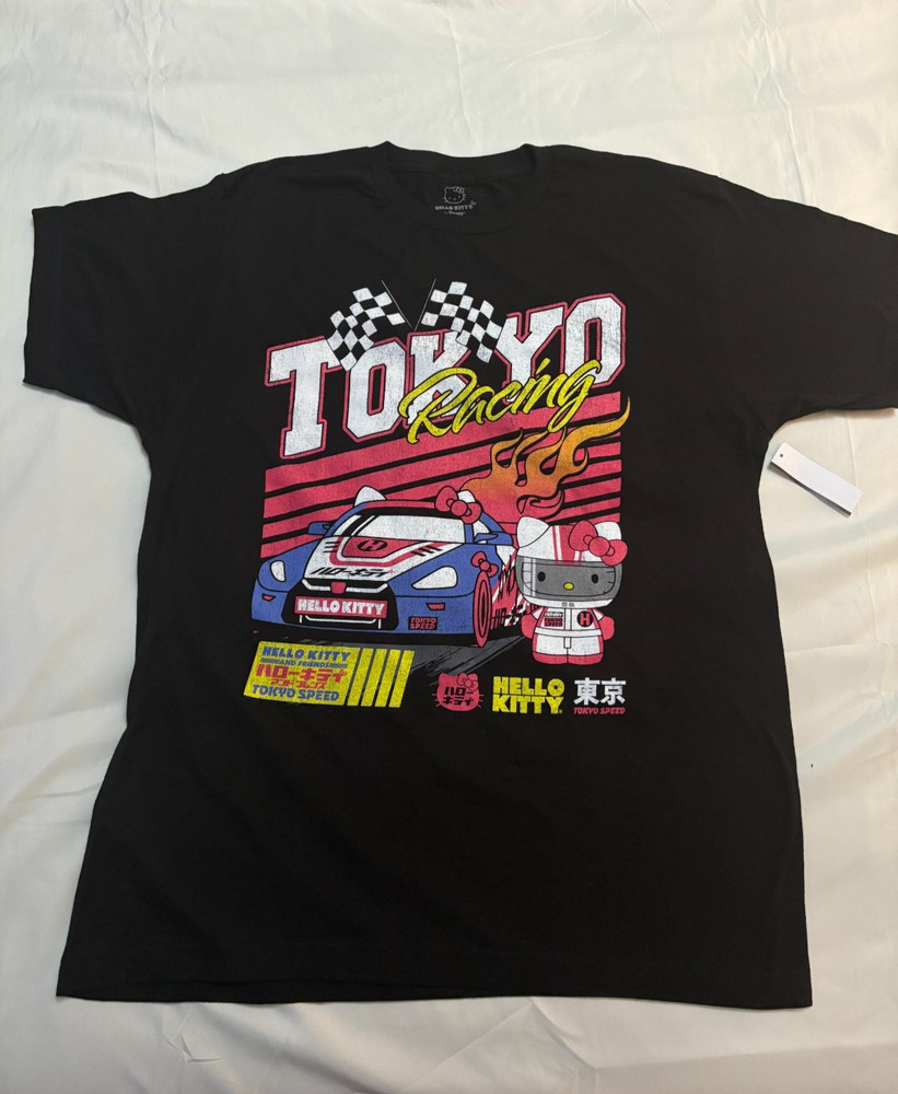 Hello Kitty Tokyo Racing Short Sleeve T-Shirt XXL