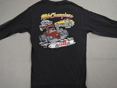 VINTAGE Cooper World Classic Shirt Mens Large Black 1986 Signal Car Auto Racing