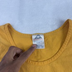 VTG AAA Sun Lakes Yellow Sleeveless Tank Top Graphic Shirt Men’s Large