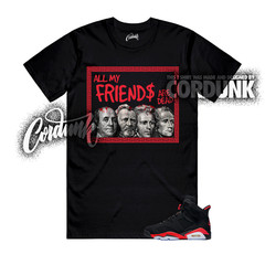 6 Infrared Salesman Black Light Crimson Solar Red T Shirt Match PREZ