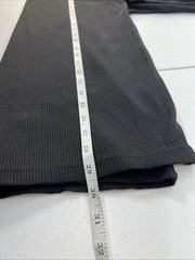 Linea Uomo Black Waffle Knit Thermal V-Neck Size XL