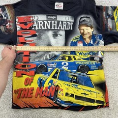 Vintage AOP Dale Earnhardt Evolution of The Man All Over Print T-Shirt Medium
