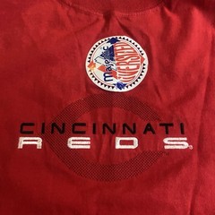 VTG Y2K Cincinatti Reds T Shirt Mens Large MLB Majestic Oversize Dead Stock
