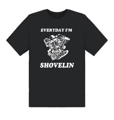 Shovelhead Harley Davidson T-shirt Chopper Everyday im SHOVELIN OG Vintage Style