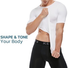 Gynecomastia Compress Tank Top Men Slimming Body Shaper Vest Undershirt Cooling