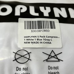 HOPLYNN 5 Pack Compression Shirts Size Large