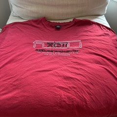 FUBU The Collection T Shirt Mens 5XL Red Embroidered Logo Y2K Streetwear Vintage
