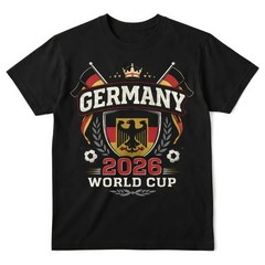 Germany World Cup 2026 Football Fan T Shirt German Soccer Graphic Tee