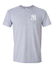NY Yankees Left Chest Graphic Logo, TEES, New York Baseball Unisex. All Sizes!!