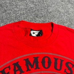 Y2K Famous Stars and Straps Mens Cali Original Graphic T-Shirt Red Large