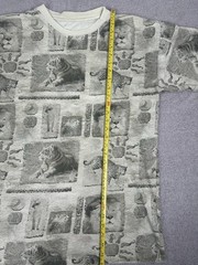 Vtg Big Cats All Over Print T-shirt XL 90s Lion Tiger Cheetah Leopard AOP