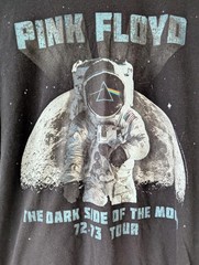 Pink Floyd Shirt Medium Old Navy Astronaut Dark Side of the Moon Tour Band Tee