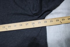 Ash & Erie Henley Shirt Mens Medium Gray Long Sleeve Jersey Cotton Blend