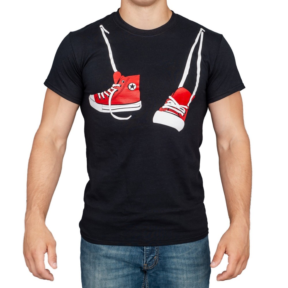 Step Bros Sneakers Shoe Hanging Halloween Movie Cosplay T-Shirt Tee
