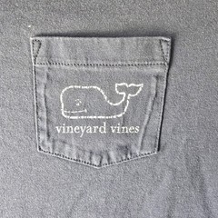 Vineyard Vines Long Sleeve Whale Graphic Tee Shirt Casual Top Size M