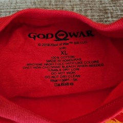 God Of War Red 2018 XL Men’s T-Shirt