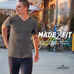 Jockey Men’s Made2Fit V-Neck T-Shirt