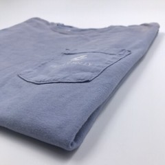 Fripp & Folly Straight Southern Blue Pocket Tee Short Sleeve Sail Boat T Shirt L