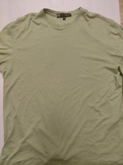 Robert Barakett Men XXL Shirt Sage Green 100% Pima Cotton Crew Neck Short Sleeve