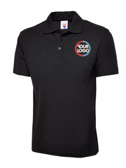 Custom Embroidered Polo Shirt Uneek UC101 Personalised Workwear Poloshirt T