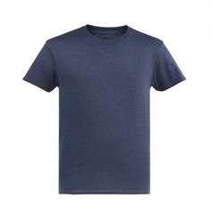 ATHLETIC WORKS Men’s 3XL (54-56) Cotton Tee Short Sleeve Loose Fit • Blue Cove