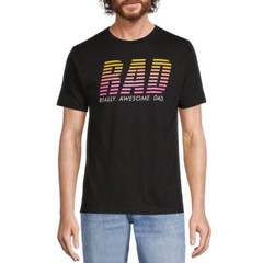 Way To Celebrate Men’s Father’s Day ‘Really Awesome Dad’ TShirt Black 3XXL(54-56