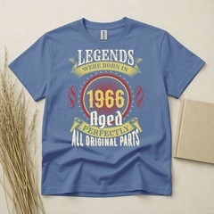 60th Birthday T Shirt Born In 1966 Gift 60 Year Old T-Shirt Legends Were Born
