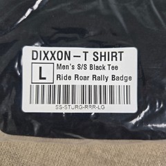 DIXXON Flannel Company Sturgis Rally Biker Motorcycle T Shirt Black Mens Size L