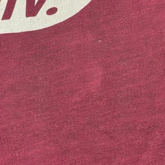 Polo Ralph Lauren Athl. Div. T-Shirt Spell Out Burgandy – Men’s Sz Large