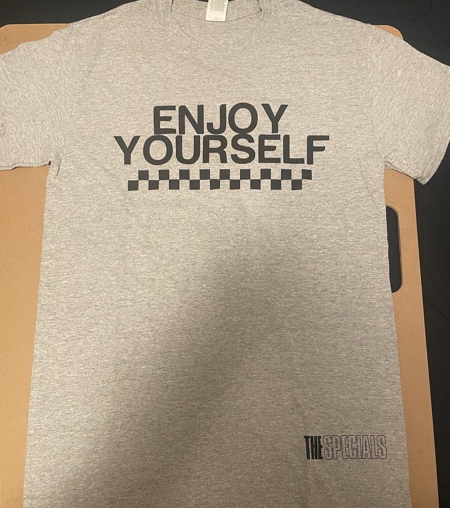 Rare Vintage The Specials Gray T-Shirt It’s Later Than You Think Double-Sided