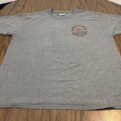 Harley Davidson Mens 2XL Gray T-Shirt Indianapolis Indiana RK Stratman Vintage