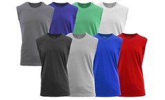 Mens Regular & Oversize Short Sleeve Crew & V-Neck & Muscle Tee Gym Lounge S-5XL