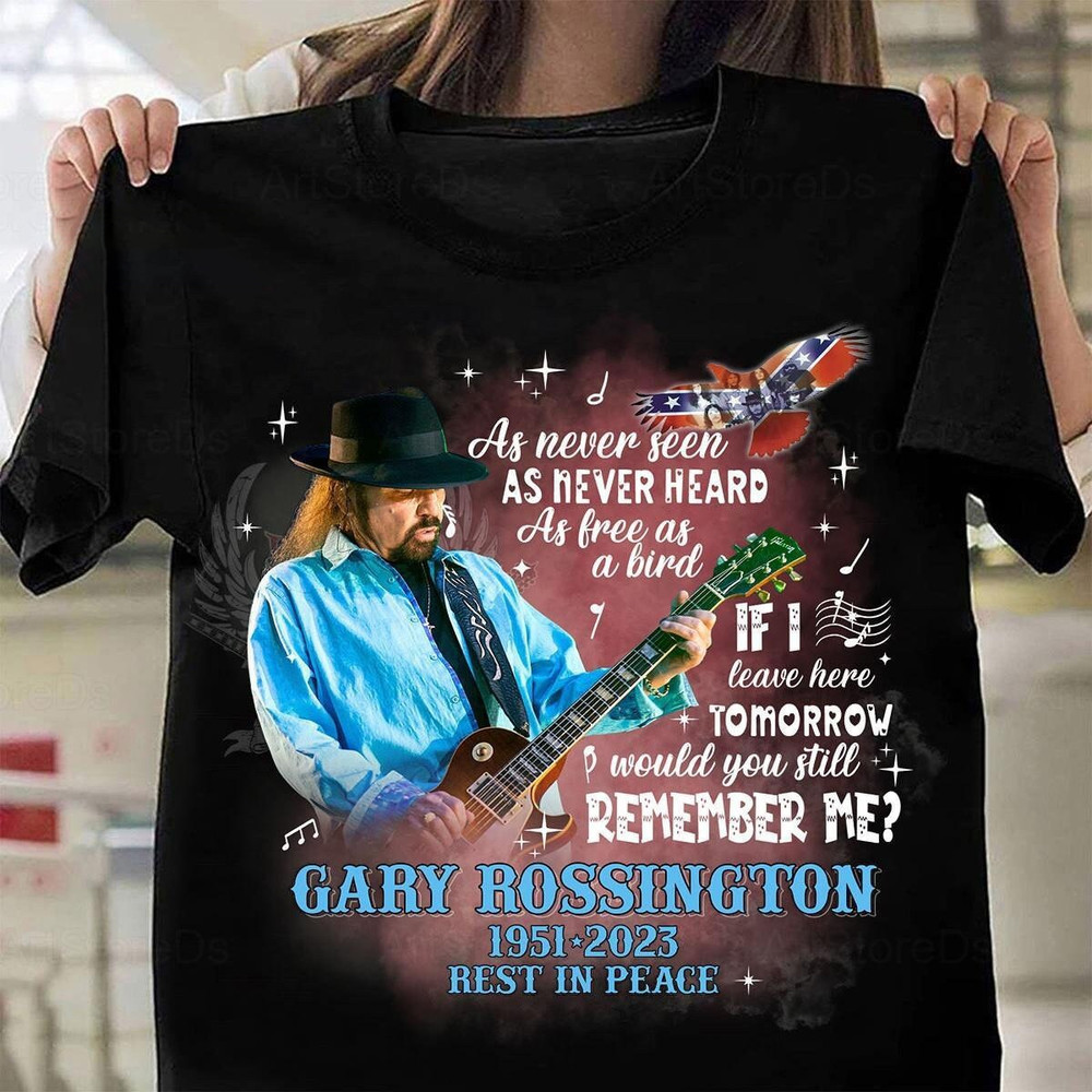 Remember Me Gary Rossington 1952 2023 Shirt Black Classic Unisex S-5XL 1P0043