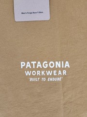 Patagonia Forge Born T-Shirt BobCat Brown Cotton Men’s Size Large New