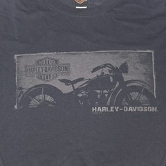 Harley Davidson Long Sleeve Shirt Men 2XL Black Steel Horse Midlothian VA Biker