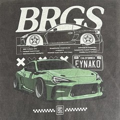Subaru BRZ Shirt XL Blk Street Toyota GR86 Race Drift Subie BRGS California 3204