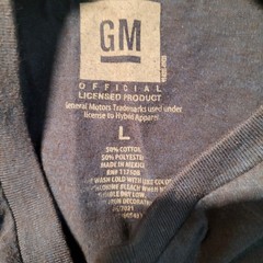 Chevrolet American Classic GM Graphic T-Shirt Navy Blue Mens Large Distressed