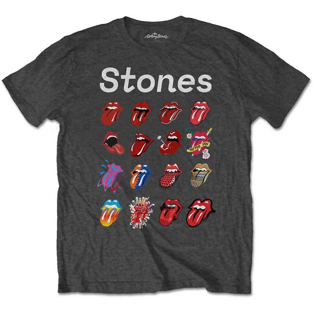 The Rolling Stones No Filter Evolution T-Shirt Grey New