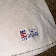 VTG Sigma Pi Fraternity Eagle USA Embroidered Shirt Sz M