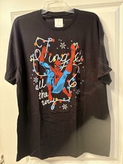Marvel Spider-Man T-Shirt Holiday Themed Men’s XL Jingle All The Way New W/Tags