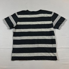 Ecko Unltd T Shirt Mens L Black White Polka Dot Cotton Straight Hem Short Sleeve