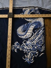 Vintage JNCO Jeans Shirt Youth XL 18/20 Dragon Blue Skater Hip Hop USA 90s