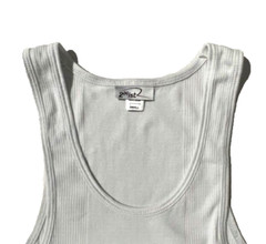 New 2(x)ist Super Soft Pima Cotton Ribbed Tank Top Underwear sz S #201